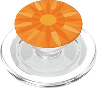 Abstract Sun Radiating Shapes Minimal Warm Graphic PopSockets PopGrip for MagSafe