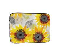 Abstract Sunflowers Laptop Case 10 inch, Shockproof Protective Computer Sleeve Cover Water Resistant Laptop Bag Carrying Tablet Cover Briefcase Handbags Gifts for Men Women