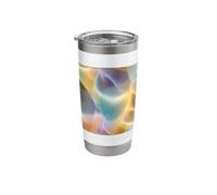 Abstract Surreal Pattern Soft Dreamscape Art Stainless Steel Insulated Tumbler