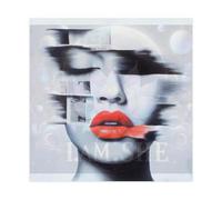 Abstract Surrealist Portraits of Women Canvas Poster Wall Art Decor Print Picture Paintings for Living Room Bedroom Decoration 20x20inch(50x50cm)