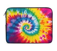 Abstract Swirl Design Tie Dye Laptop Case Sleeve Bag 10inch Durable Shockproof Protective Computer Carrying Cover Briefcase