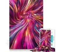 Abstract Swirling Lines 1000 Piece Jigsaws for Adults Puzzle DownTime Game Decompress Fun Challenge Fine Art (38x26cm)
