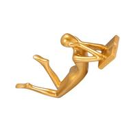 Abstract Thinker Resin Statue Figure Female Sculpture Home Office Desktop Decor Accessories Collection Reading Figure Decoration