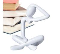 Abstract Thinking Sculpture - Thinking Style Abstract Sculpture Statue, Thinking Statue Abstract Ornament for Living Room Desk Room Decoration, Artistic Living Room Decoration, Figurines Bookcase