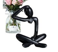 Abstract Thinking Sculpture - Thinking Style Abstract Sculpture Statue, Thinking Statue Abstract Ornament for Living Room Desk Room Decoration, Artistic Living Room Decoration, Figurines Bookcase