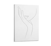 Abstract Thinking Women Line Art Posters Posters Wall Art Painting Canvas Prints Decor Poster Artworks 16x24inch(40x60cm)