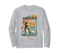 Abstract Thoughts Retro Collage Mixed Media Artwork Long Sleeve T-Shirt