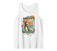 Abstract Thoughts Retro Collage Mixed Media Artwork Tank Top