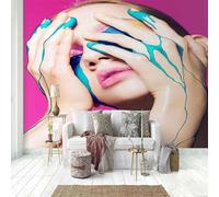 Abstract Three Dimensional Multicolour People Art 3D Wallpaper Luxury Home Dining Decor Paste Sofa Living Room The Wall for Bedroom Mural-400cm×280cm