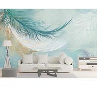 Abstract Three Dimensional Multicoloured Feathers Art 3D Wallpaper Easy Install Feature Office Living Room Sofa Bedroom TV Background Wall Decoration-150cm×105cm