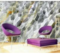 Abstract Three Dimensional Multicoloured Geometric Marble Effect 3D Wallpaper Easy Install Feature Office Living Room Sofa Bedroom TV Background Wall Decoration-350cm×256cm