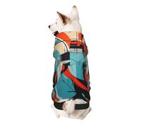 Abstract Three-Dimensional Painting Dog Hoodie â€“ Soft & Breathable Pet Clothes for Small to Large Dogs, Stylish and Comfortable Dog Clothes