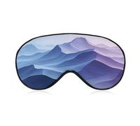 Abstract Topographic Map Sleep Mask Block Light Eye Sleep Shade Cover Comfortable Lightweight Sleeping Blindfold Soft Breathable Night Eye Cover Adjustable Band Eye Mask for Men Women