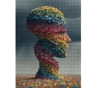 Abstract Tornado Jigsaw Puzzle 6000 Piece, Puzzles for Adults 6000, The Impossible Challenge, Jigsaw Puzzle Games Classic Educational, Wooden Puzzles, for Home Wall Decoration Gift FNKL1-653