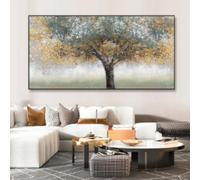 Abstract Tree of Life Wall Art Painting Print on Canvas Wall Art Poster Home Decor Modern Landscape Picture for Living Room 90x180cm(35x71in) Frameless