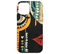 Abstract Tribal Face Primitive Art Graphic Case for iPhone 12 mini