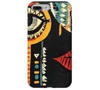 Abstract Tribal Face Primitive Art Graphic Case for iPhone 7 Plus/8 Plus