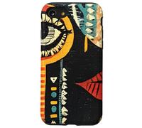 Abstract Tribal Face Primitive Art Graphic Case for iPhone SE (2020) / 7 / 8
