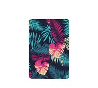Abstract Tropical Floral Palm Leaves Car Air Fresheners 4 Pcs Hanging Scented Cards Fragrance Scented Cards For Car Aromatherapy Tablets