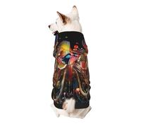 Abstract Trumpet Flower Dog Hoodie - Soft & Breathable Pet Clothes for Small to Large Dogs, Stylish and Comfortable Dog Clothes