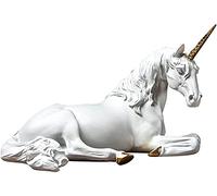 Abstract Unicorn Horse White Resin Sculptures Statues Figurines Antiques Collectables Crafts Ornament Home Decoration Creative Personality Animal Living Room Home Wine Cabinet Office (Size : B)