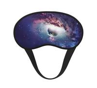 Abstract Universe Print Blindfold Sleep Mask, 100% Block Light Eye Sleep Shade Cover Eye Masks with Adjustable Strap