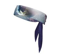 Abstract Universe Print Headband For Men Women,Wicking Sweatband,Head Tie For Tennis,Gym Workout Sweat Headbands