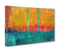 Abstract Vol.340 by S.Johnson Canvas Print | Gallery Wrapped 30mm Frame Wall Art | 30x20 inches | Ready to Hang | Abstract Still Life Picture | Living Room Bedroom Lounge Office
