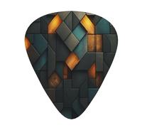 Abstract Wall 12 Pack Guitar Picks Plectrums,4 pieces in each of 3 sizes, Suitable for a wide range of stringed instruments