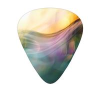 Abstract Wave Ink Splash Wzywhj Prints Abs Guitar Picks 12 Piece, Easy Grip Uke Picks For Your Bass, Ukulele, Acoustic Or Electric Guitar