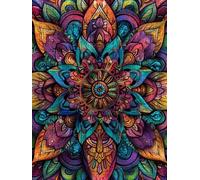 Abstract Wildflowers Jigsaw Puzzle 2000 Piece, Puzzles for Adults 2000, The Impossible Challenge, Jigsaw Puzzle Games Classic Educational, Wooden Puzzles, for Home Wall Decoration Gift FNKL1-208