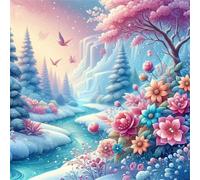 Abstract Winter Tree 500 Piece Jigsaw Puzzles for Adults and Kids, Impossible Puzzle, Jigsaws 500 pieces for adults Gifts, Difficult jigsaw puzzles for The Whole Family