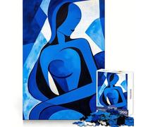 Abstract Woman Hard Jigsaw Puzzle for Adults 1000 Pieces Serene Game Creative Craft Real Challenge Perfect Decor (50x75cm)