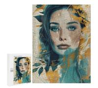 Abstract Woman Portrait Art Print Puzzle 1000 Teile Schwer Puzzle Spielzeug Lernspiel Impossible Herausforderungsspielzeug Für Erwachsene Kinder 500 PCS