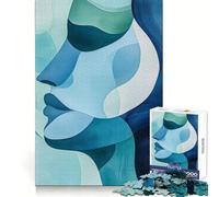 Abstract Woman Profile Puzzles for Adults 1000 Puzzles Clear Logic Tight Joint Fun Activity Christmas Idea (38x26cm)