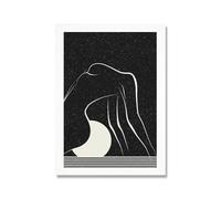 Abstract Woman Silhouette Art Print Sensual Female Figure Canvas Painting Wall Decor For Home Poster Prints 60x90cm No Frame