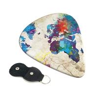 Abstract World Map Guitar Pickfor Pickups For Acoustic Electric Guitar Bass Ukulele