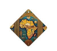 Abstract World Map Printing 10 Pieces Air Freshener Cards,Car Scented Hanging Air Freshener Fragrant Sheets For Car Use
