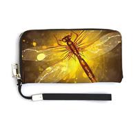 Abstract Yellow Dragonfly Fashion Shopping Tote Bag,Designer Shoulder Handbags,Womens Purse Handbags,Hobo Bags Cute Storage Bag for Women, Style, 20.0*10.5cm