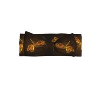 Abstract yellow Dragonfly Printed bow headband, a fashionable turban headband with elasticity, suitable for newborns and infants