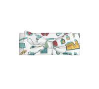Abstraction Biology Chemistry Printed Baby Headband, Soft and Breathable, Adjustable, Perfect for Baby Photos (0-6 Months)