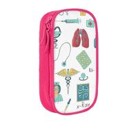 abstraction biology chemistry4 Large Capacity Pencil Case Stationery Pouch