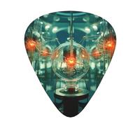 abstraction biology chemistry4 print Celluloid Guitar Plectrums for Acoustic Guitar Bass,Guitar Picks with Organizer Box