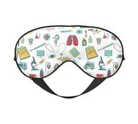 Abstraction Biology Chemistry4 Printing Versatile Rest Helper, Soft Sleep Eye Mask Double-Sided for Yoga,Camping,Soft Sleep Eye Mask