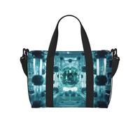 abstraction biology chemistry41 print Gym Bag for Women, Weekender Overnight Bag,Personal Item Bag, shoulder Bag for Women Men, Black, One Size