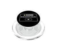 Absurd Humor Logic Error Warning Funny PopSockets PopGrip for MagSafe