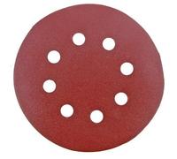Abtec 125mm 8 Hole P60 Aluminium Oxide Hook & Loop Backed Sanding Discs. Price Per 10 Discs.