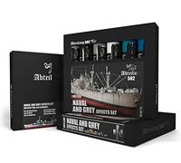 Abteilung 502 Oil Set ABT306 Naval and Grey Effects Set (6x20ml Tubes)
