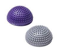 ABTRIX WITH AB Hedgehog Balance Pods, Pimples Pilates Ball, Half Spiky Fitness Domes for Kids Adults Sports, Foot Massage, Stability Training, Muscle Balancing Therapy, Yoga Gymnastics Exercise