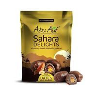 Abu Auf Sahara Delights Dark Chocolate-Covered Dates with Almonds,Delights Selection 300g